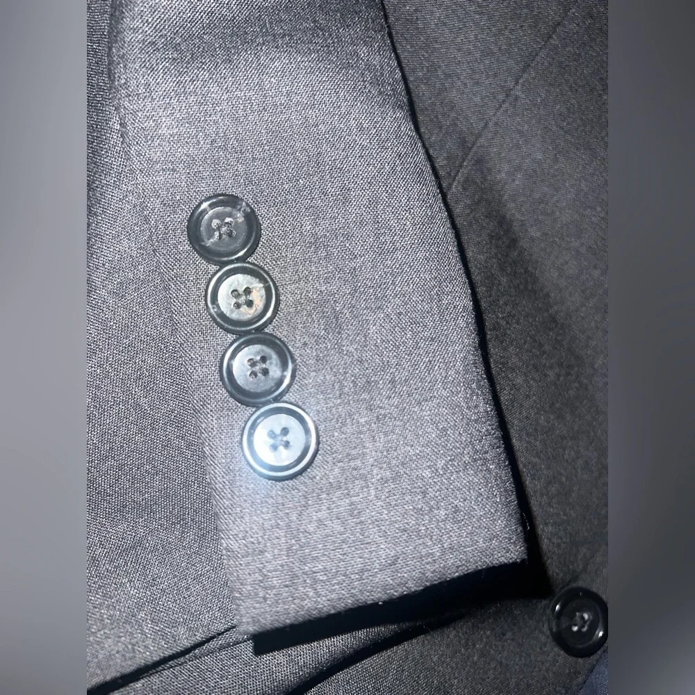 J. Crew x Loro Piana Ludlow Dark Gray 100% Wool Blazer size 38s